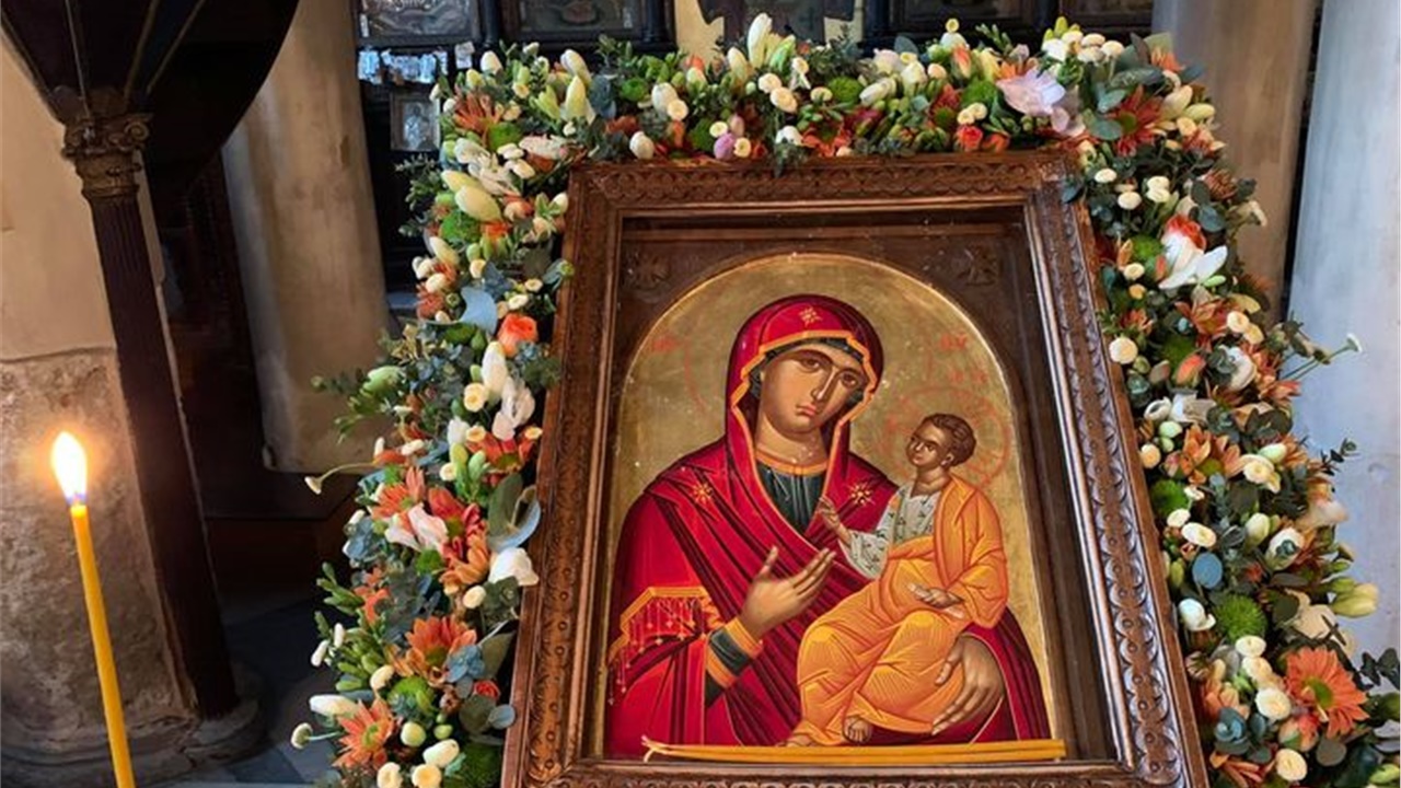 Δ´ Στάση Χαιρετισμών της Θεοτόκου απόψε στις 7.00 ζωντανά μέσω...