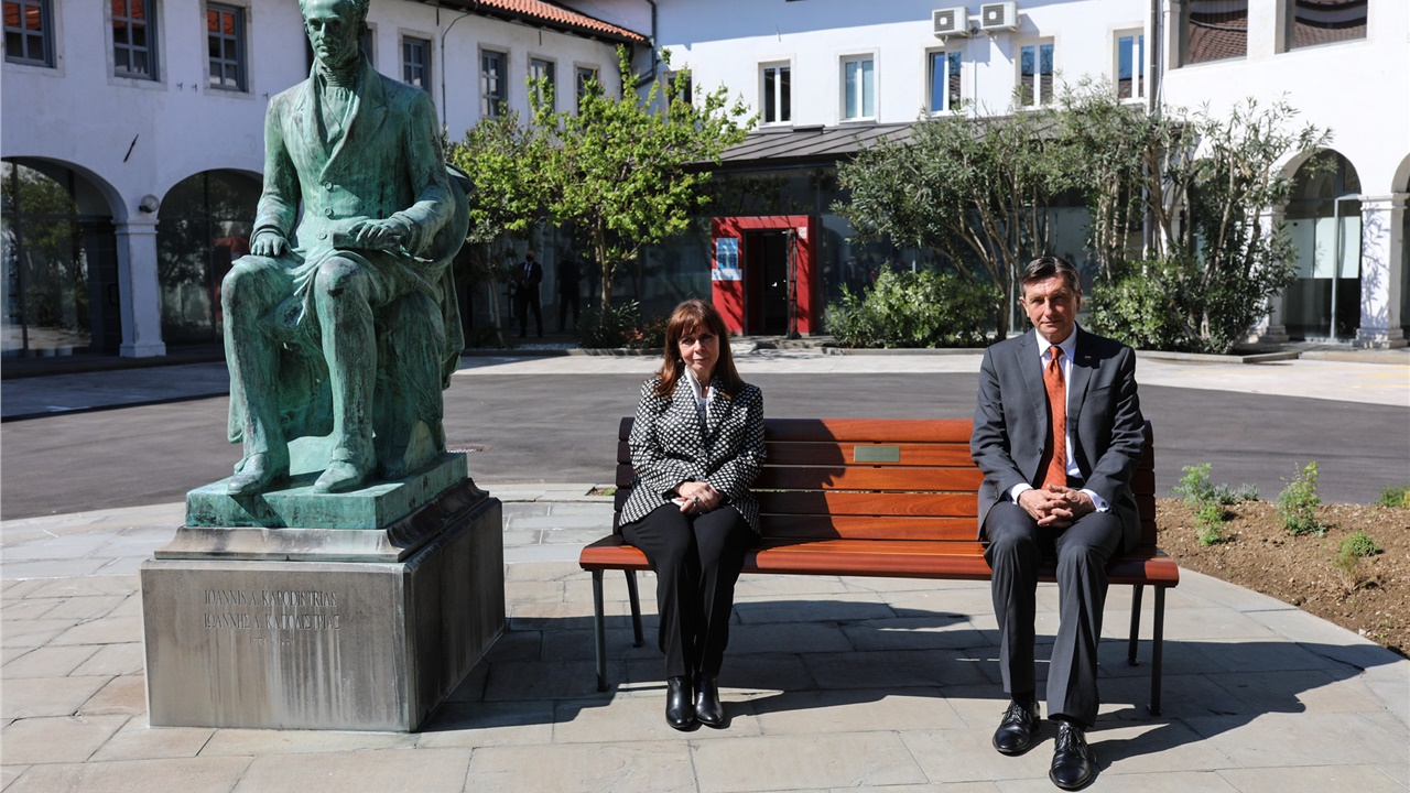 Επίσκεψη της ΠτΔ Κ. Σακελλαροπούλου στο Κόπερ, την πόλη από την...