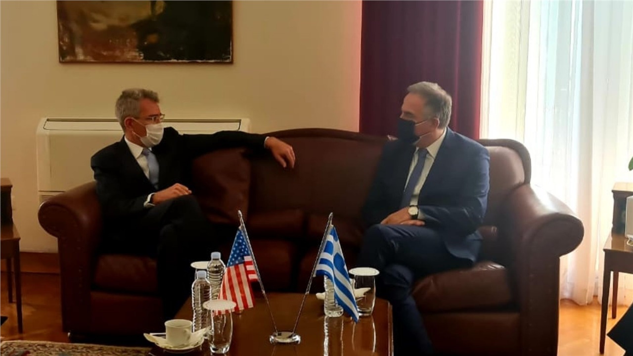 Με τον Πρέσβη των ΗΠΑ στην Ελλάδα Τζέφρι Πάιατ συναντήθηκε ο...