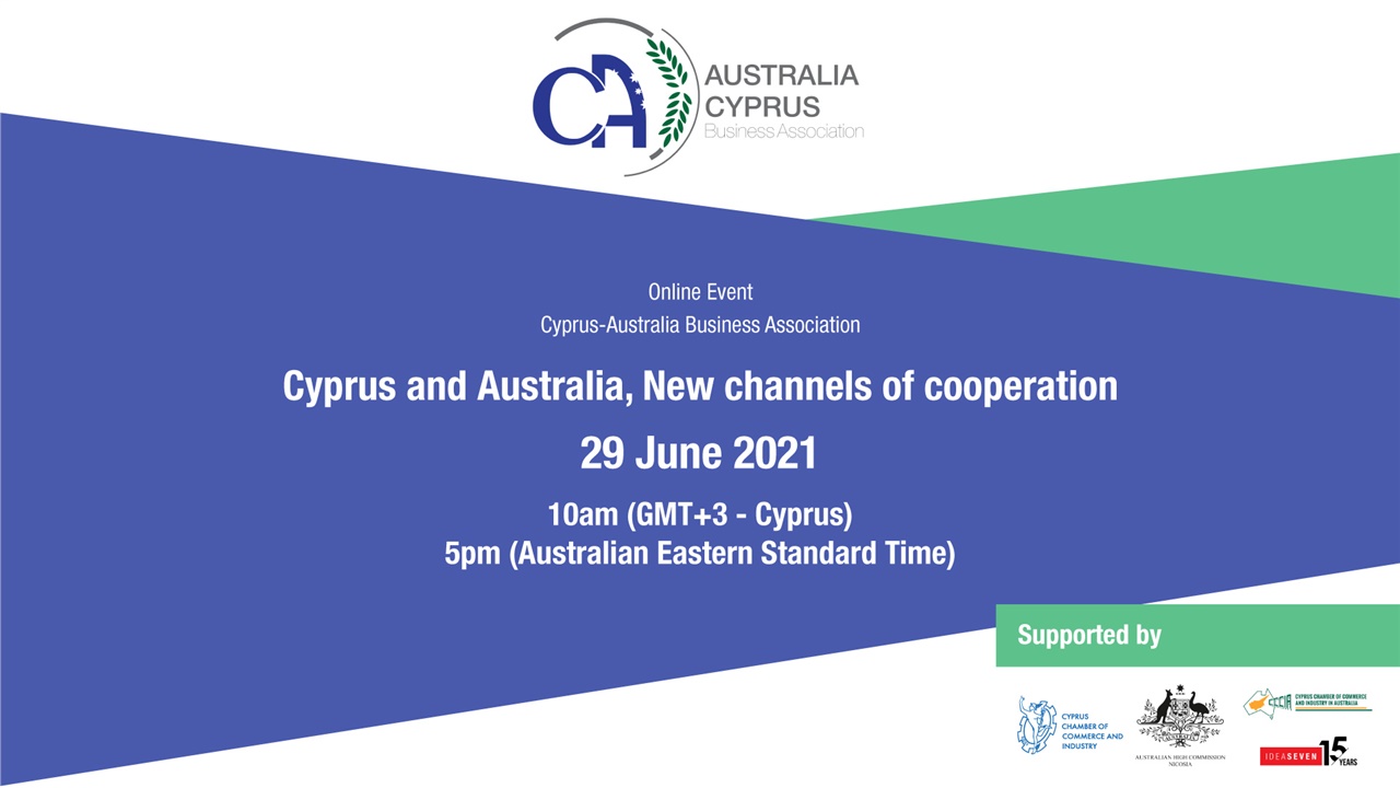 Cyprus and Australia, New channels of cooperation
