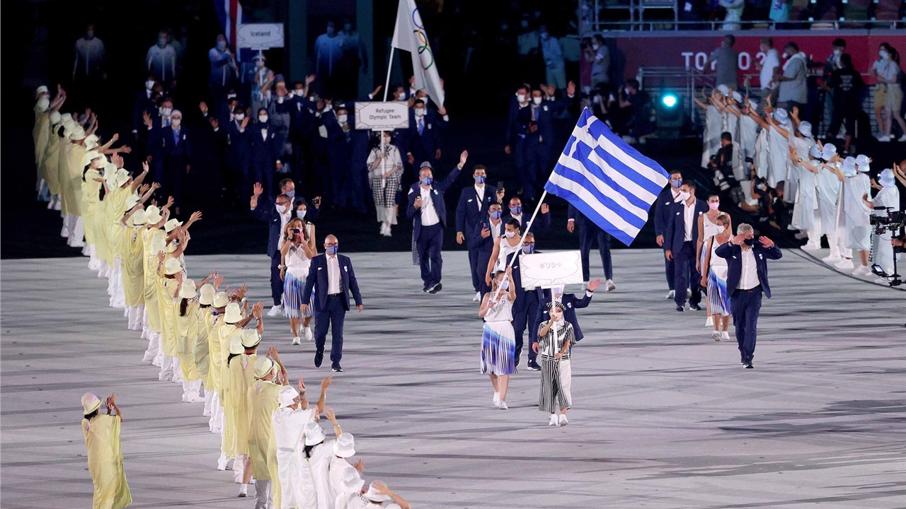 Ολυμπιακοί Αγώνες: Η είσοδος της ελληνικής αποστολής (Φωτογραφίες)