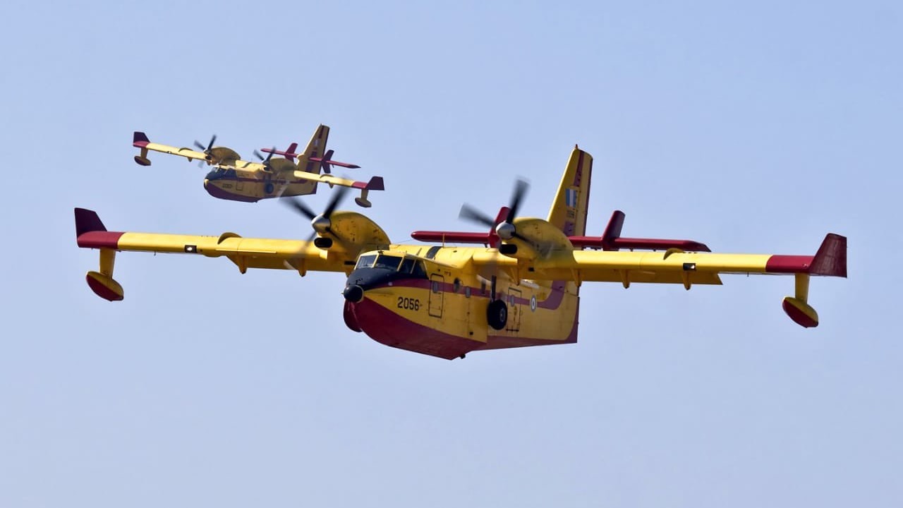 Δύο αεροσκάφη Canadair CL-415 στέλνει η Ελλάδα στην Ιταλία για τις καταστροφικές πυρκαγιές στη Σαρδηνία