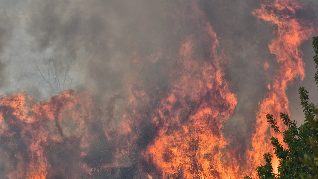 Ενεργοποιήθηκε το 112 λόγω της δασικής πυρκαγιάς στην ευρύτερη...