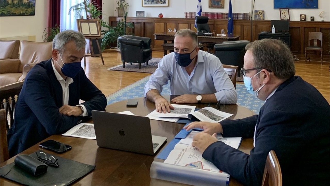 Συνάντηση Σταύρου Καλαφάτη με τον Δήμαρχο Θεσσαλονίκης Κωνσταντίνο...