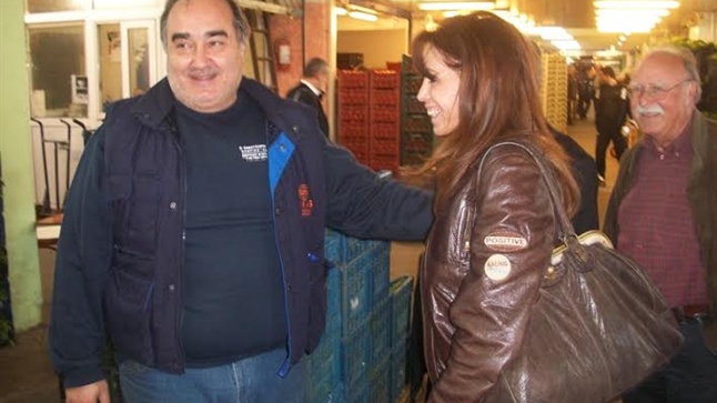 Voula Patoulidou central Market of Thessaloniki
