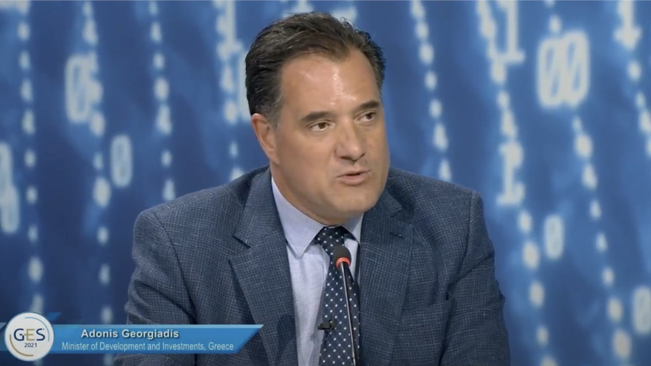 Κάλεσμα Αδ. Γεωργιάδη για επενδύσεις στην Ελλάδα από το βήμα...