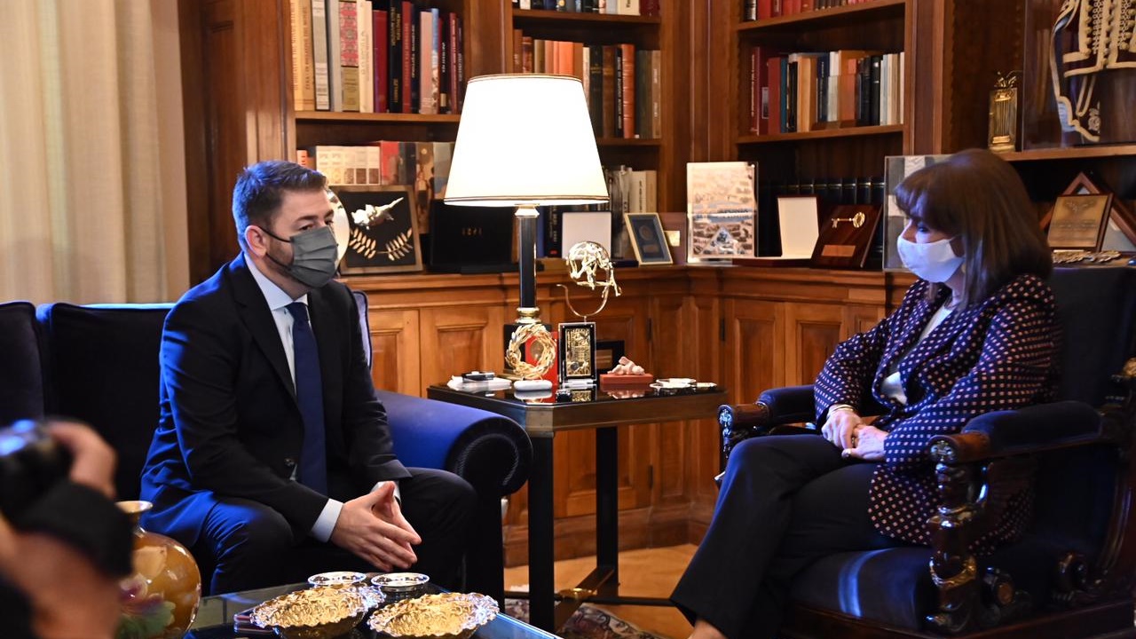 Την ΠτΔ επισκέφθηκε ο νέος πρόεδρος του ΚΙΝΑΛ Ν. Ανδρουλάκης