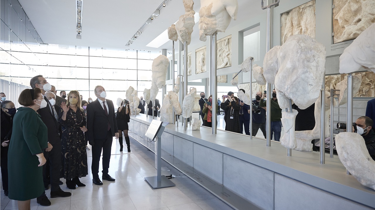 Εκδήλωση επιστροφής θραυσμάτων των Γλυπτών στο Μουσείο της Ακρόπολης...