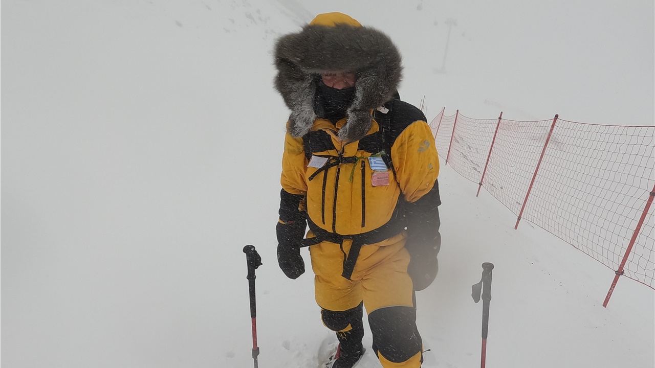 H πρώτη επιτυχημένη ελληνική ανάβαση στους -58 στο αφιλόξενο...