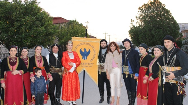 Voula Patoulidou in commemoration of the Genocide of Pontian...