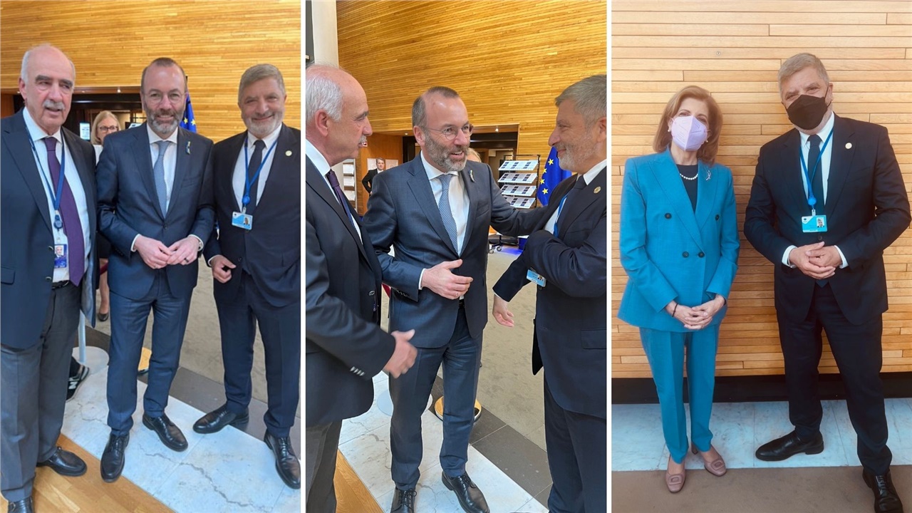 Σειρά συναντήσεων του Γ. Πατούλη στο Στρασβούργο, με τον Μάνφρεντ...