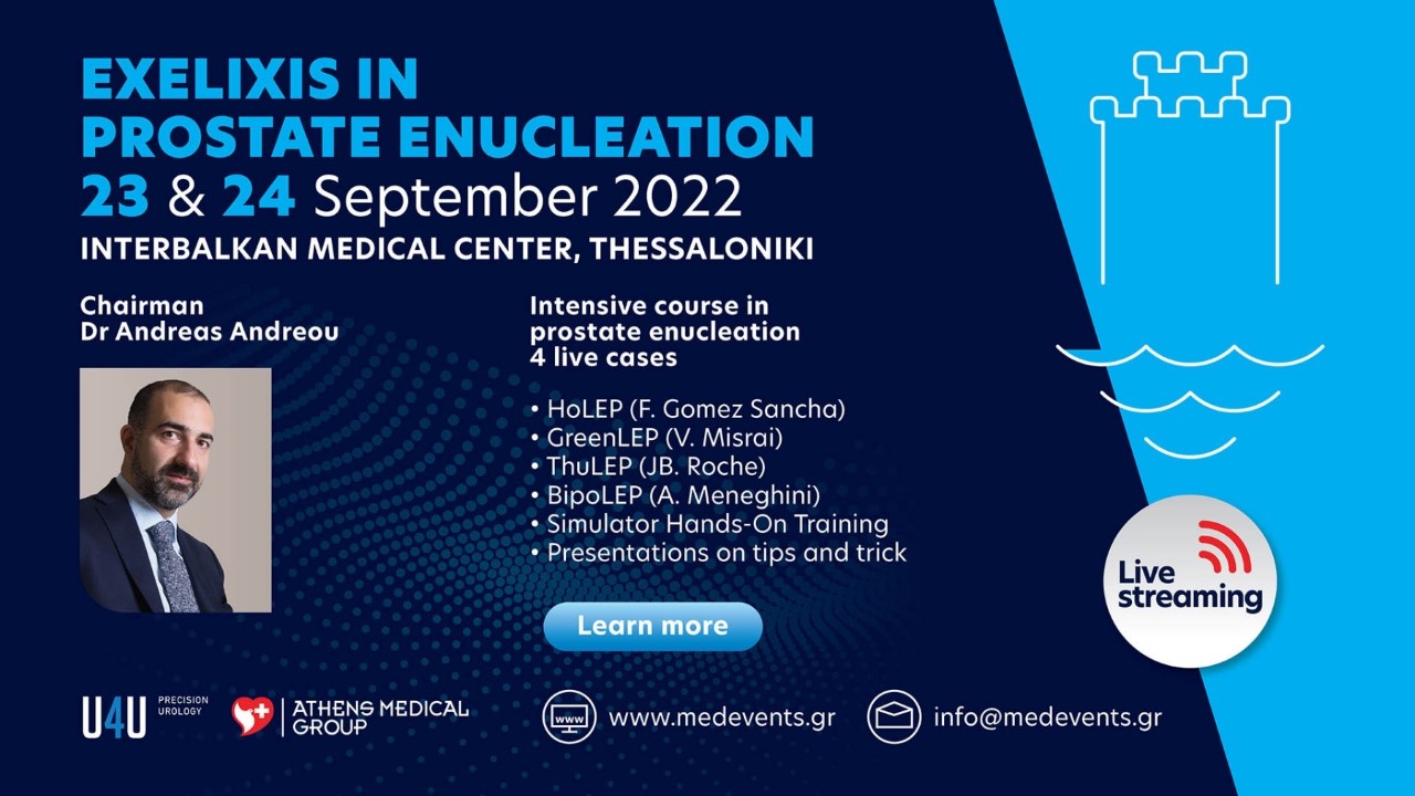 Congresses | Exelixis in Prostate Enucleation