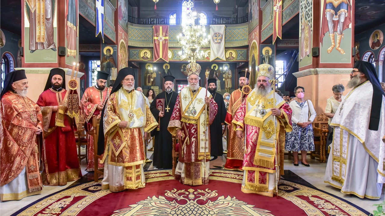 Η Ιερά Μνήμη της Πολιούχου και Εφόρου του Λαγκαδά, Αγίας Οσιοπαρθενομάρτυρος...