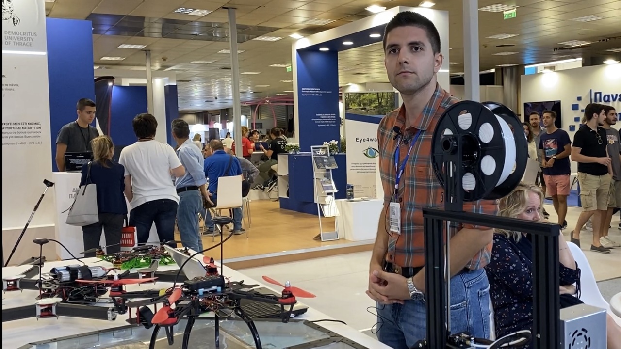 Drones και φορητή μπαταρία φόρτισης από την TALOS U.V.S του Πανεπιστημίου...