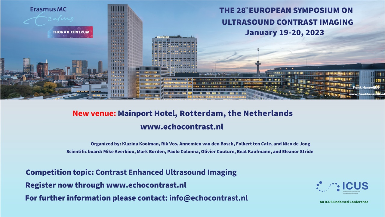 Congresses | The 28th European Symposium on Ultrasound Contrast Imaging