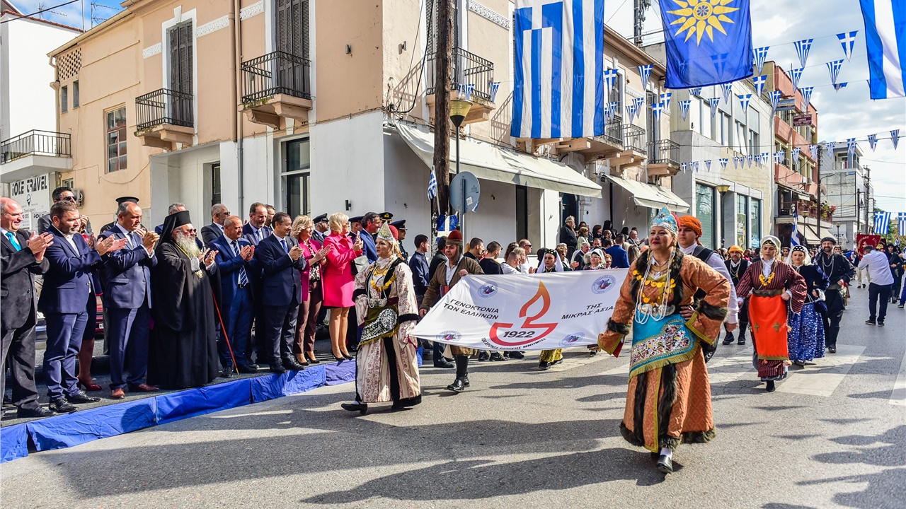 Με λαμπρότητα εορτάστηκε στην πόλη του Λαγκαδά η εθνική επέτειος...