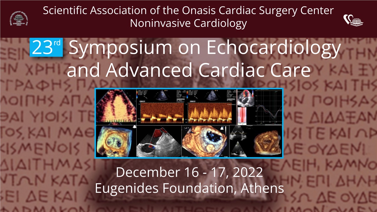 Congresses | 23rd Symposium on Echocardiology  and Advanced Cardiac Care