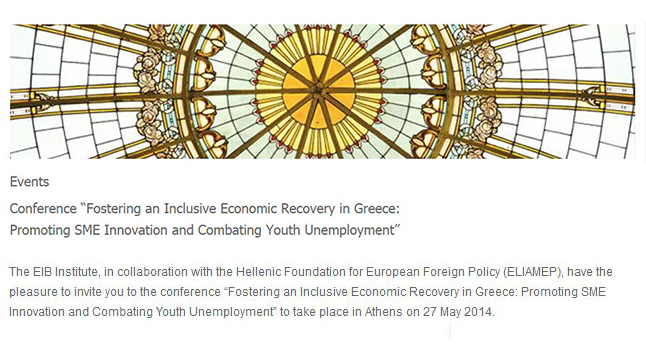 “Fostering an Inclusive Economic Recovery in Greece: Promoting...