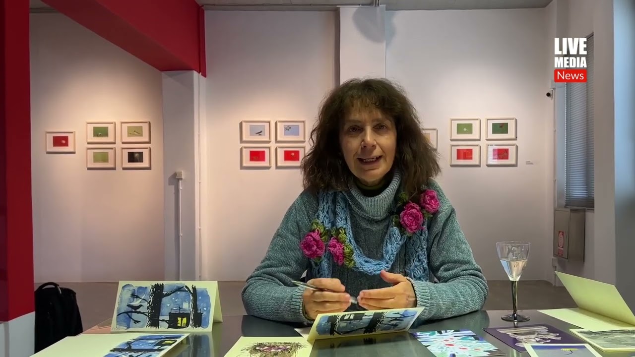 Ευχές για το 2023 μέσα από την κάρτα που φιλοτέχνησε η ζωγράφος Φωτεινή Στεφανίδη