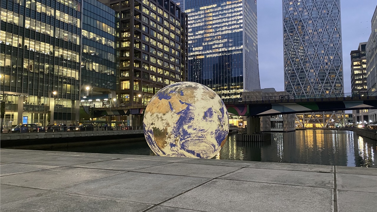 Λονδίνο - Φεστιβάλ φώτων στο Canary Wharf