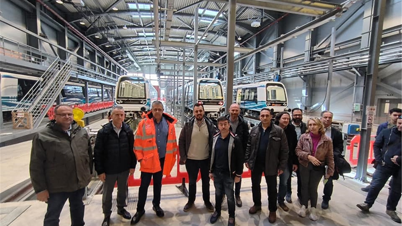 Επίσκεψη αντιπροσωπείας του ΤΕΕ/ΤΚΜ στο Αμαξοστάσιο του Μετρό...