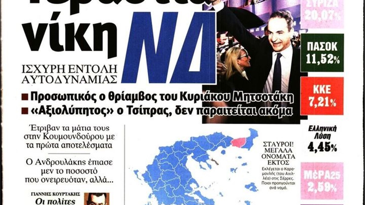 Εκλογές 2023: Τα πρωτοσέλιδα των εφημερίδων  #ekloges