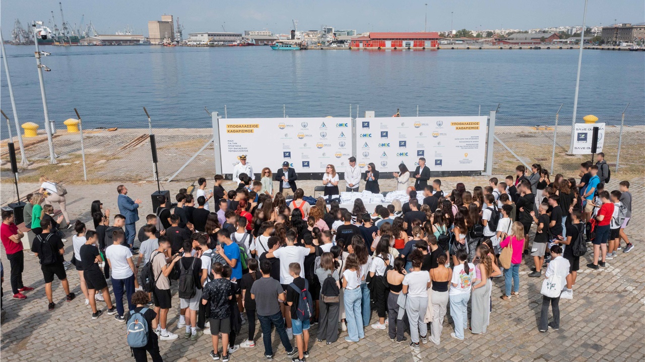 ΟΛΘ: Πρώτος Υποθαλάσσιος Καθαρισμός στο Λιμάνι της Θεσσαλονίκης