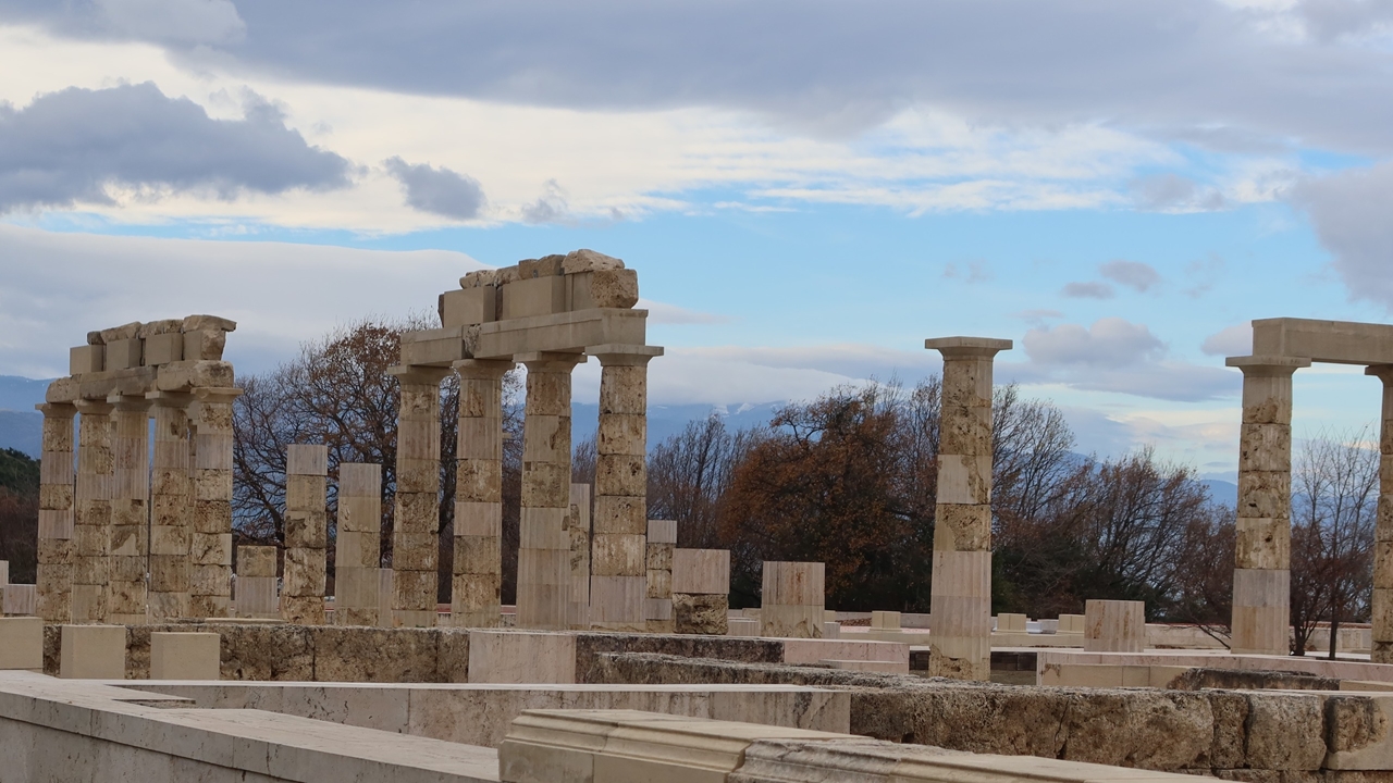 Αιγές: Εγκαινιάστηκε το αναστηλωμένο ανάκτορο του Φιλίππου Β’