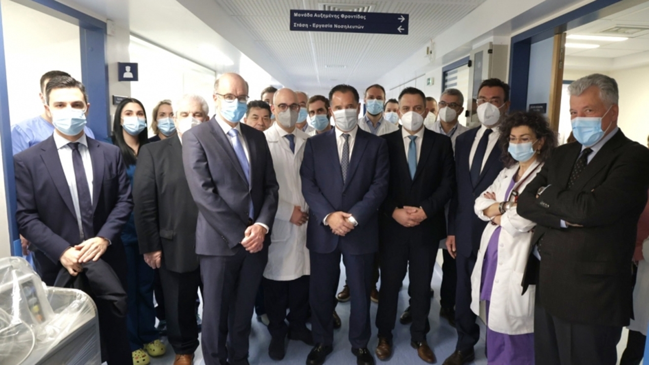 Επίσκεψη του Υπουργού Υγείας Άδωνι Γεωργιάδη στο Γενικό Νοσοκομείο...