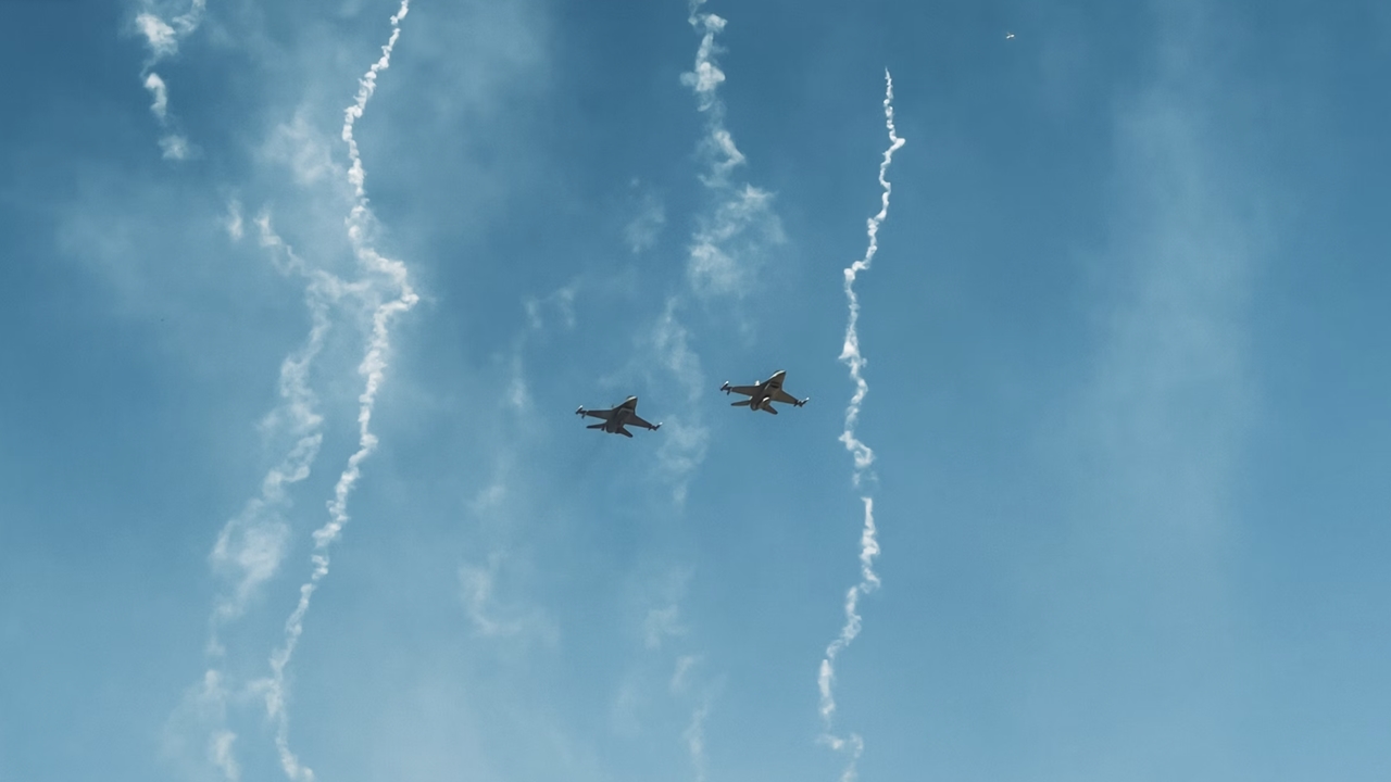 Πτώση αεροσκάφους F-16 κοντά στη νήσο Ψαθούρα νότια της Χαλκιδικής