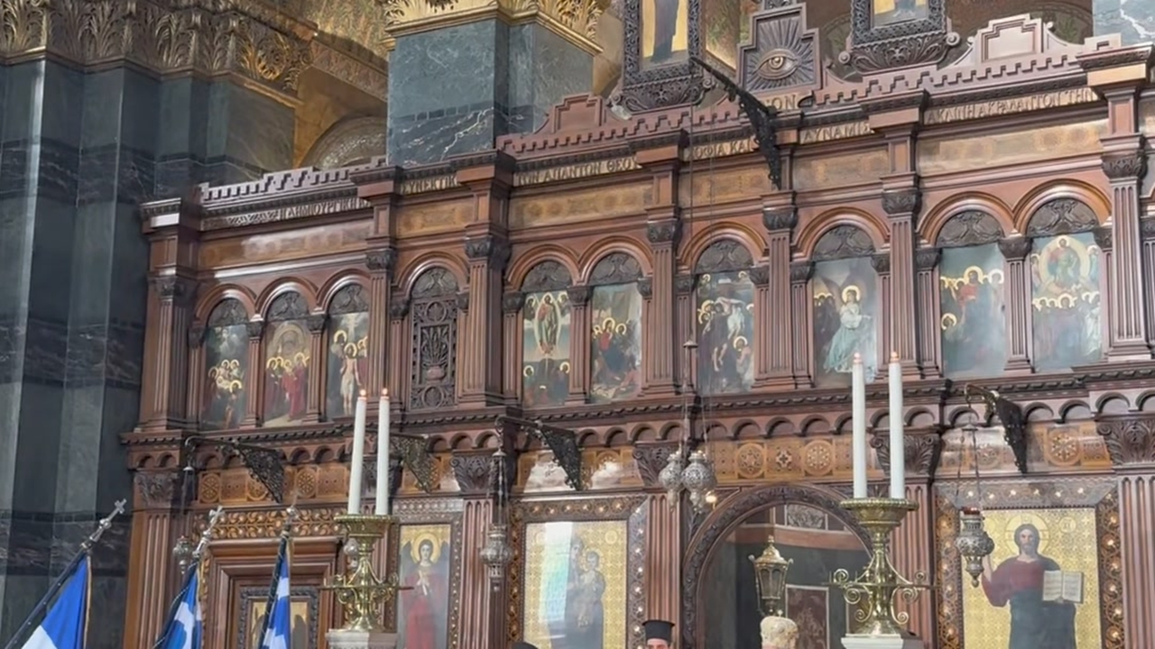 Επέτειος 25ης Μαρτίου - Ο Εθνικός Ύμνος στην Αγία Σοφία Λονδίνου...