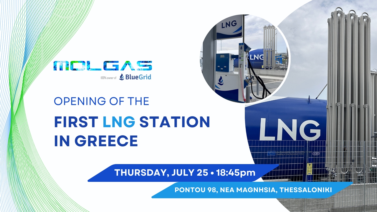 Opening of the First LNG Station in Greece