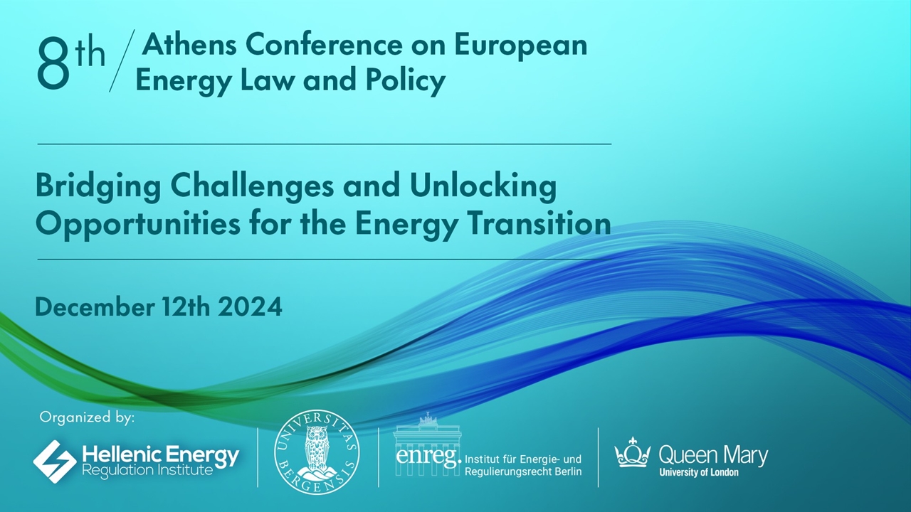 8th Athens Conference on EU Energy Law and Policy