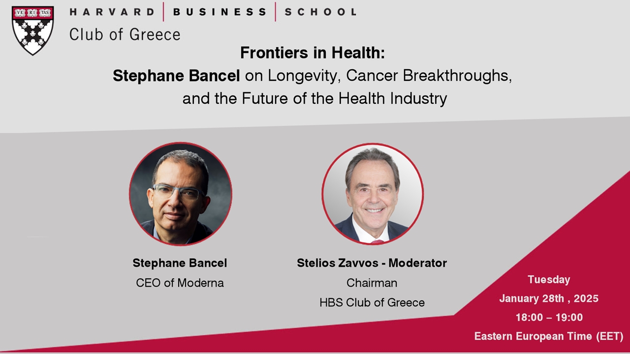 Must see | Frontiers in Health: Stephane Bancel on Longevity, Cancer Breakthroughs, and the Future of the Health Industry