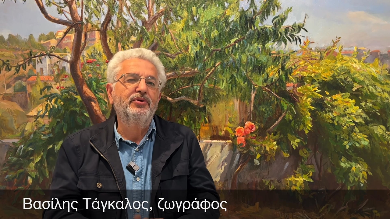 Ο Βασίλης Τάγκαλος μιλά για την έκθεσή του “Το ίχνος που αφήνει