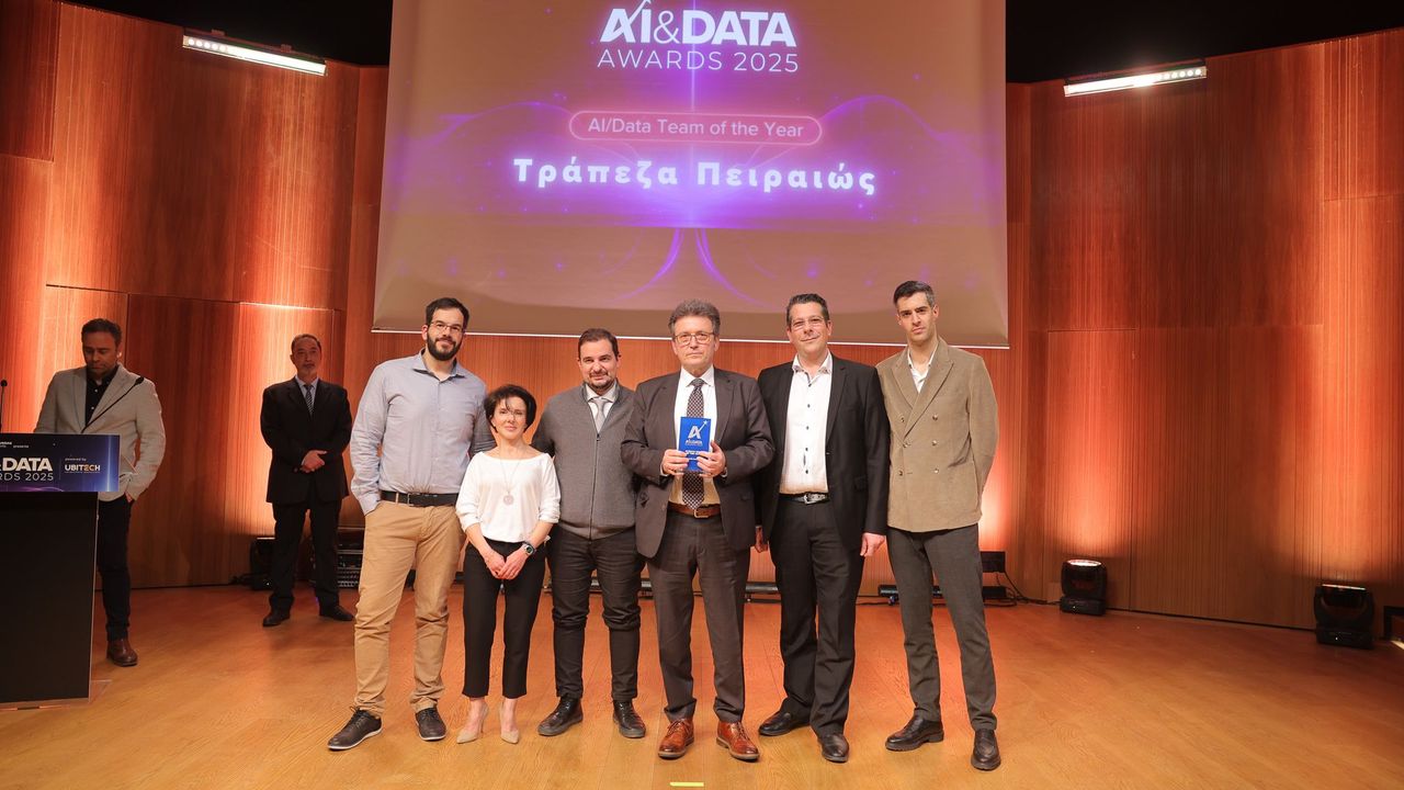 Η Πειραιώς διακρίνεται με έξι βραβεία στα AI & Data Awards  και...