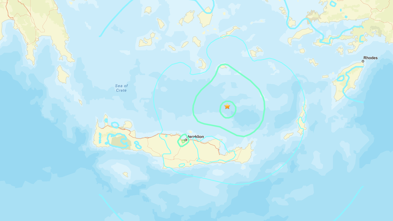 Ισχυρή σεισμική δόνηση στην Κρήτη - Δείτε βίντεο από τη στιγμή...
