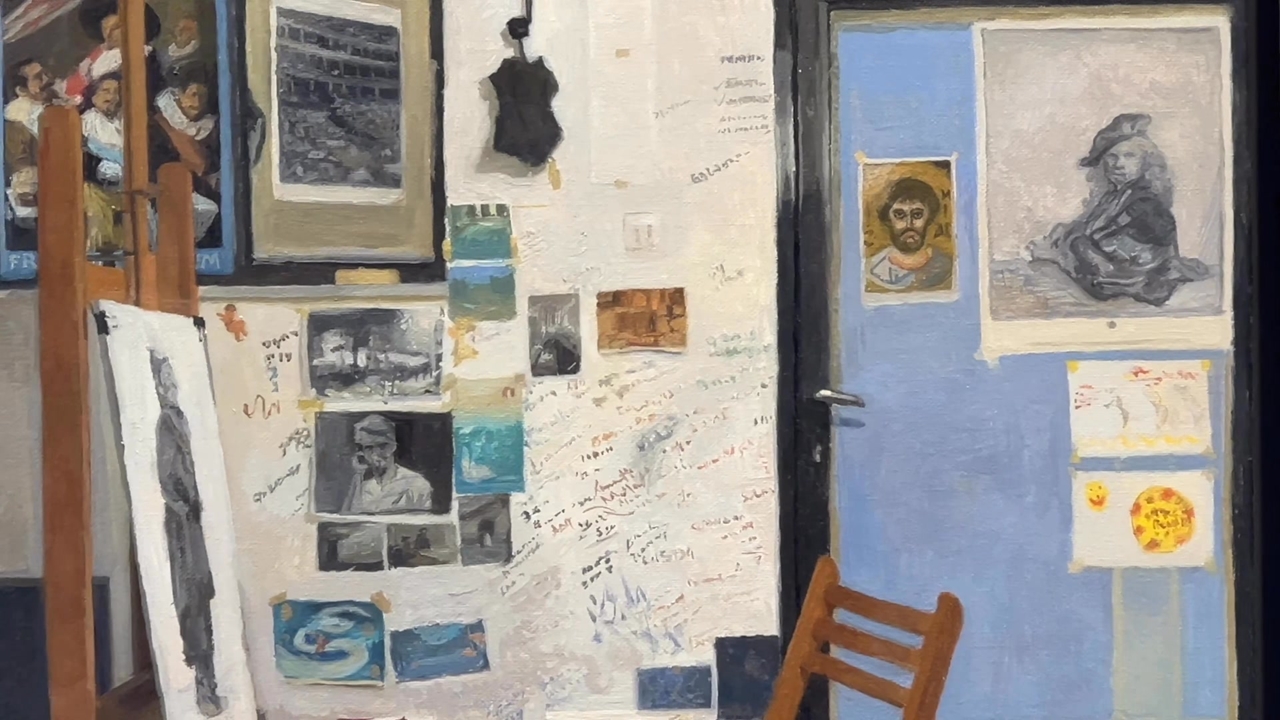 Η Λήδα Κοντογιαννοπούλου στη γκαλερί Σκουφά