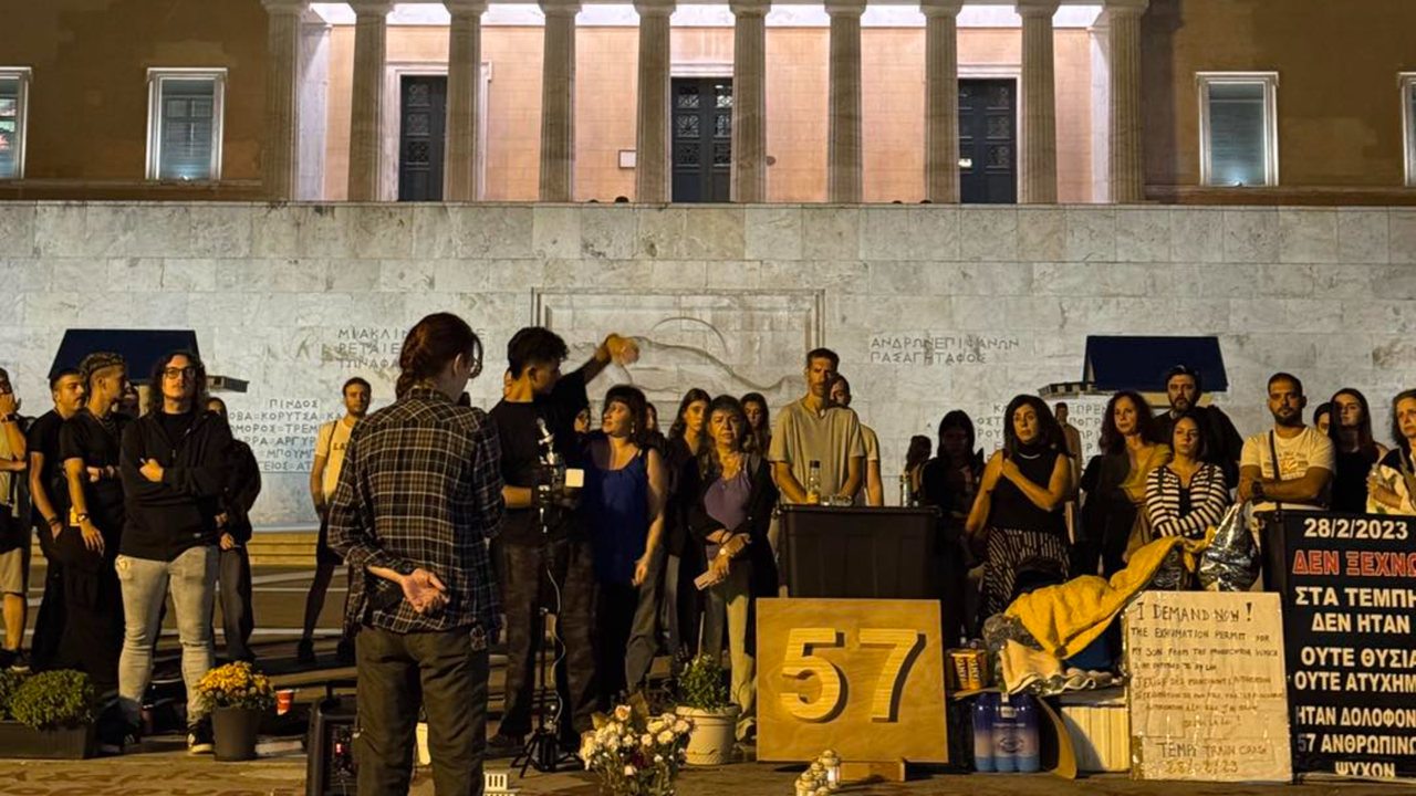 Τέμπη: Συνεχίζεται η απεργία πείνας του Πάνου Ρούτσι - Συγκέντρωση αλληλεγγύης στο Σύνταγμα