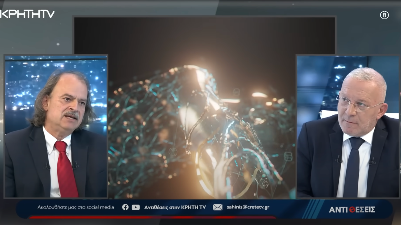 Την περίοδο της πανδημίας συνέβη «ένα παράλογο πείραμα» - Ιωαννίδης στην ΚΡΗΤΗ TV