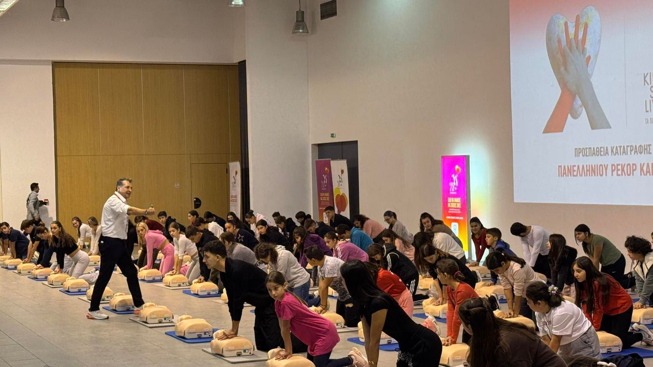 Πανελλήνιο ρεκόρ ΚΑΡΠΑ 60.650 μαθητών!