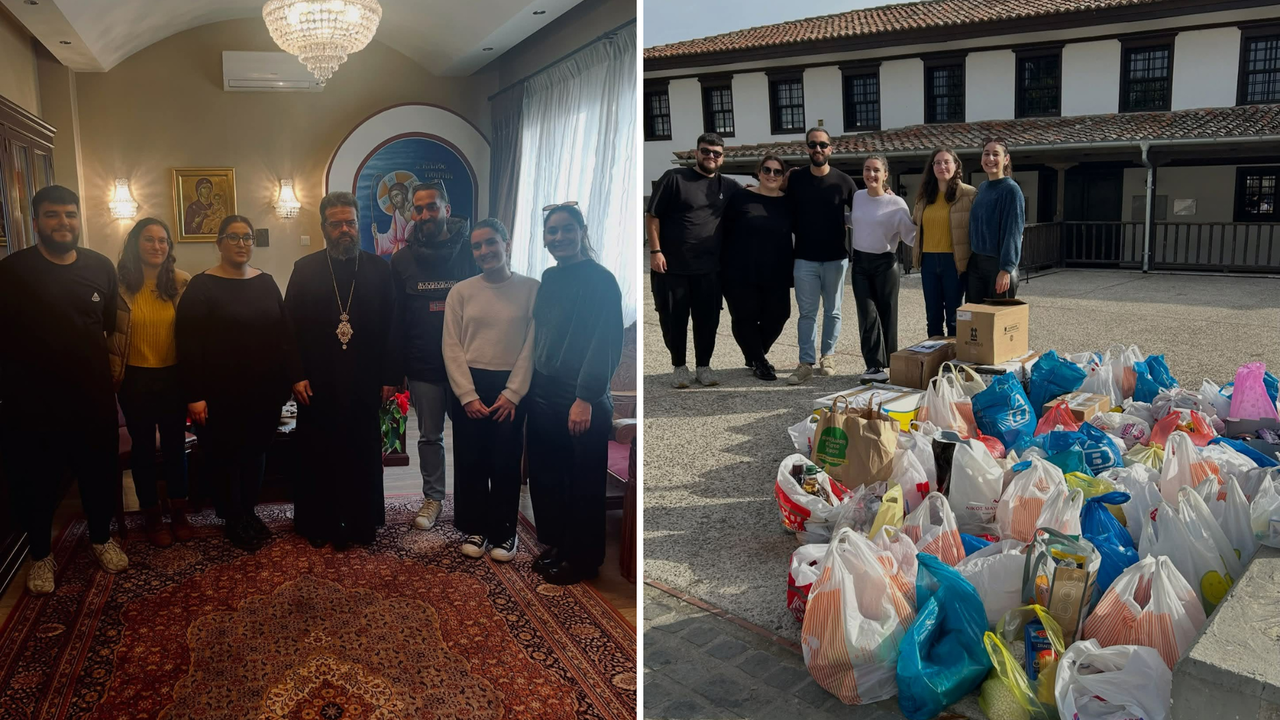 Το Καλαθόπον - Παράδοση τροφίμων στις τράπεζες αγάπης της Ιεράς...