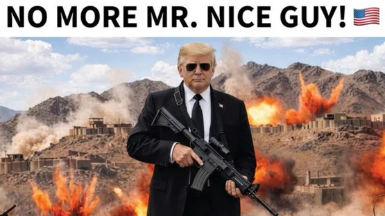 Νέα ανάρτηση Τραμπ με AI με το όπλο στο χέρι - «Τέρμα πια το...