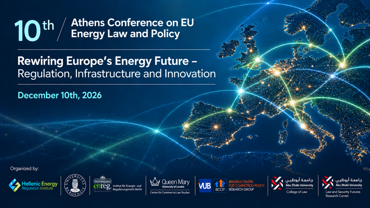 Congresses | 10th Athens Conference on EU Energy Law and Policy