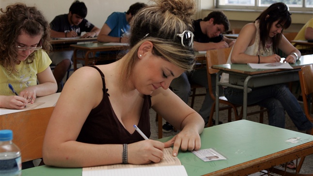 First day of new system of exams