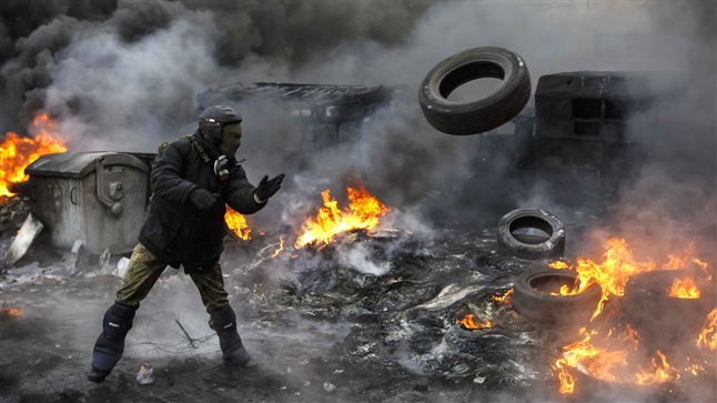 At least 67 people have been killed in violent riots in Kiev,...