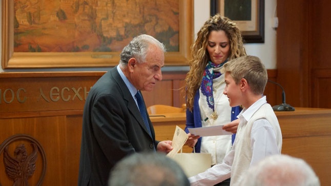 Βράβευση μαθητών στον 3ο Πανελλήνιο Μαθητικό Διαγωνισμό