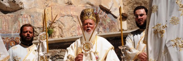 Πατριαρχική Θεία Λειτουργία στη Μονή της Παναγίας Σουμελά στην...