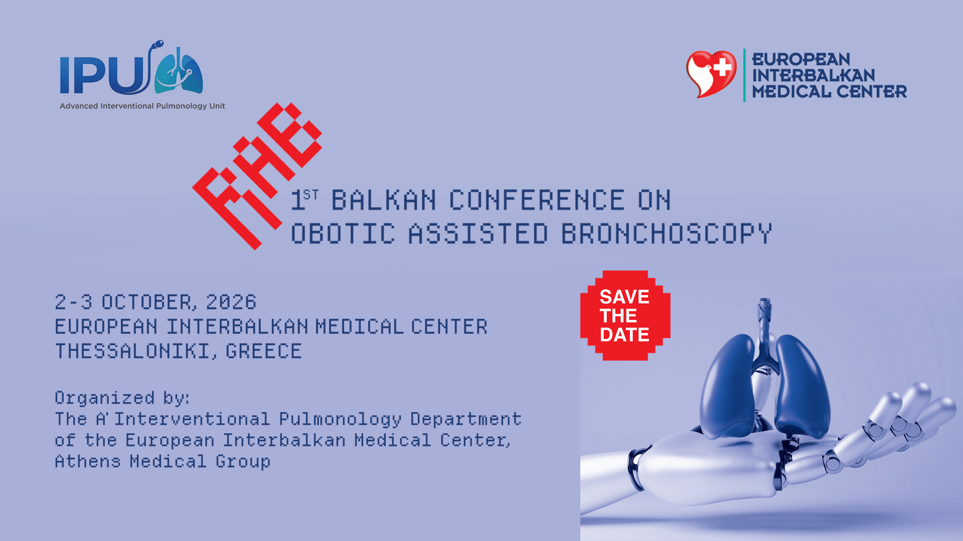 1st Balkan Conference on Robotic Assisted Bronchoscopy